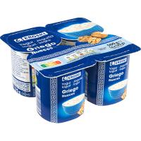 Yogur griego con nueces EROSKI, pack 4x125 g