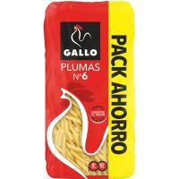 Macarrón pluma Nº6 GALLO, paquete 675 g