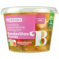 Banderillas picantes EROSKI, cubeta 250 g