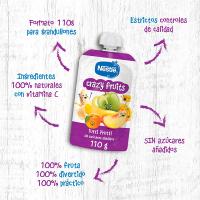 Bolsita crazy fruits tutti frutti NESTLÉ, doypack 110 g