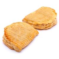 Calzone 10% atún y  5% tomate EROSKI, bandeja 2 uds