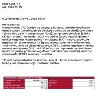 Hojaldre largo rejas de crema y cacao MUSFI'S, caja 350 g