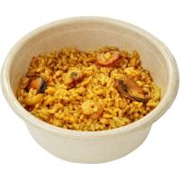 Paella de marisco (20% marisco), al peso, compra mínima 250 g