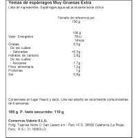 Yemas de espárrago muy gruesas LEYENDA, frasco 110 g