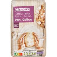 Harina para pan rústico EROSKI, paquete 1 kg