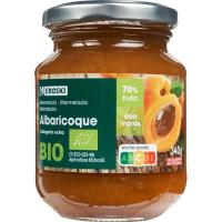 Mermelada de albaricoque EROSKI BIO/ECO, frasco 340 g