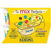 Natillas con lacasitos DANET, pack 2x122 g