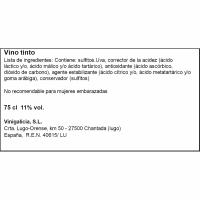 Vino Tinto Tirilla Bordel., botella 75 cl