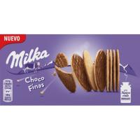 Galleta fina de chocolate MILKA, caja 126 g