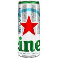 Cerveza HEINEKEN SILVER, lata 33 cl