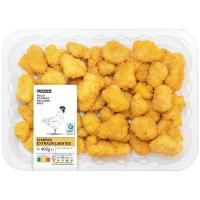 Chispas de pollo crujientes EROSKI, bandeja 400 g