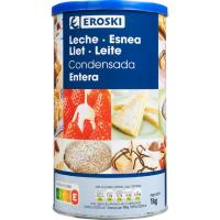 Leche condensada EROSKI, lata 1 kg