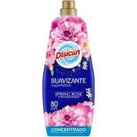 Suavizante concentrado spring rose DISICLIN, botella 80 dosis