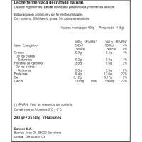 Skyr natural DANONE, pack 2x145 g