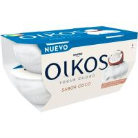 Yogur sabor coco OIKOS, pack 4x110 g