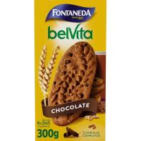 Galleta con chocolate y cereales FONTANEDA, caja 300 g