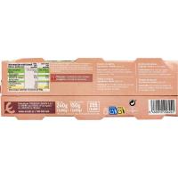 Salmon al natural EROSKI, pack 3x50 g