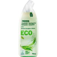 Limpiador wc EROSKI ECO, botella 750 ml