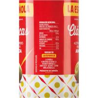 Aceitunas rellenas de anchoa LA ESPAÑOLA, lata 160 g