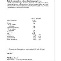 Bebida energética sabor albaricoque-fresa RED BULL, lata 25 cl