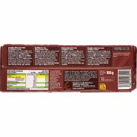Barquillo de chocolate y avellana EROSKI, paquete 160 g