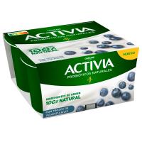 Activia de arándanos DANONE, pack 4x120 g