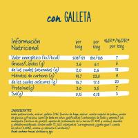 Natillas con galleta Cuétara DANET, pack 2x120 g