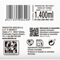 Detergente para ropa oscura DISICLIN, botella 1,4 litros