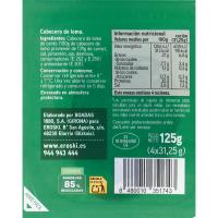 Cabecero de lomo EROSKI, pack 4x31,25 g