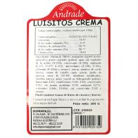 Luisitos crema ANDRADE, bandeja 300 g