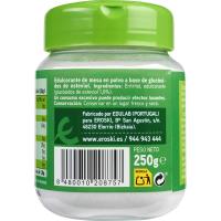 Edulcorante en polvo stevia EROSKI, bote 250 g