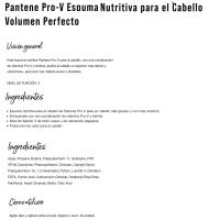 Espuma volumen perfecto PANTENE, bote 200 ml