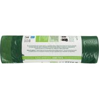 Bolsa de basura 30 litros EROSKI BIO/ECO, paquete 15 uds