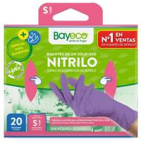 Guantes de nitrilo Talla S BAYECO, caja 20 uds