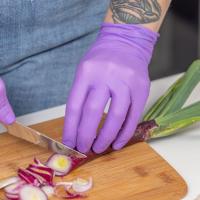 Guantes de nitrilo Talla M BAYECO, caja 20 uds