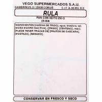 Rula PAN CON XEITO, 250 g