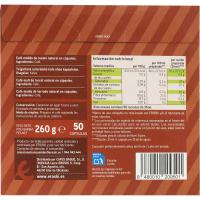 Café expresso intenso comp. Nespresso EROSKI, caja 50 uds