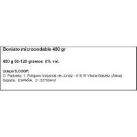 Boniato micro UDAPA FÁCIL, bolsa 400 g