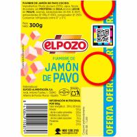 Jamón de pavo mini ELPOZO, pieza 300 g
