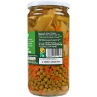 Menestra de verduras EROSKI, frasco 400 g