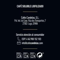 Café liofilizado natural CANDELAS, frasco 100 g