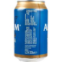 Cerveza tostada 0,0 AURUM, lata 33 cl