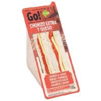 Sandwich GO! chorizo+salsa ÑAMING, 1 ud, 135 g