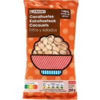Cacahuete repelado frito EROSKI, bolsa 250 g
