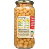 Garbanzo cocido EROSKI, frasco 400 g