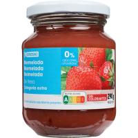 Mermelada de fresa 0% EROSKI, frasco 290 g