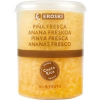 Piña cilindro EROSKI, tarrina 525 g