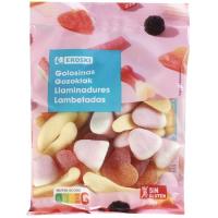 Mix de golosinas con azúcar EROSKI, bolsa 200 g
