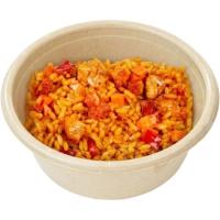 Arroz con pollo y chorizo, al peso, compra mínima 250 g