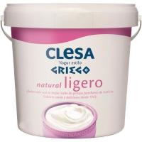 Yogur griego natural ligero CLESA, tarrina 900 g